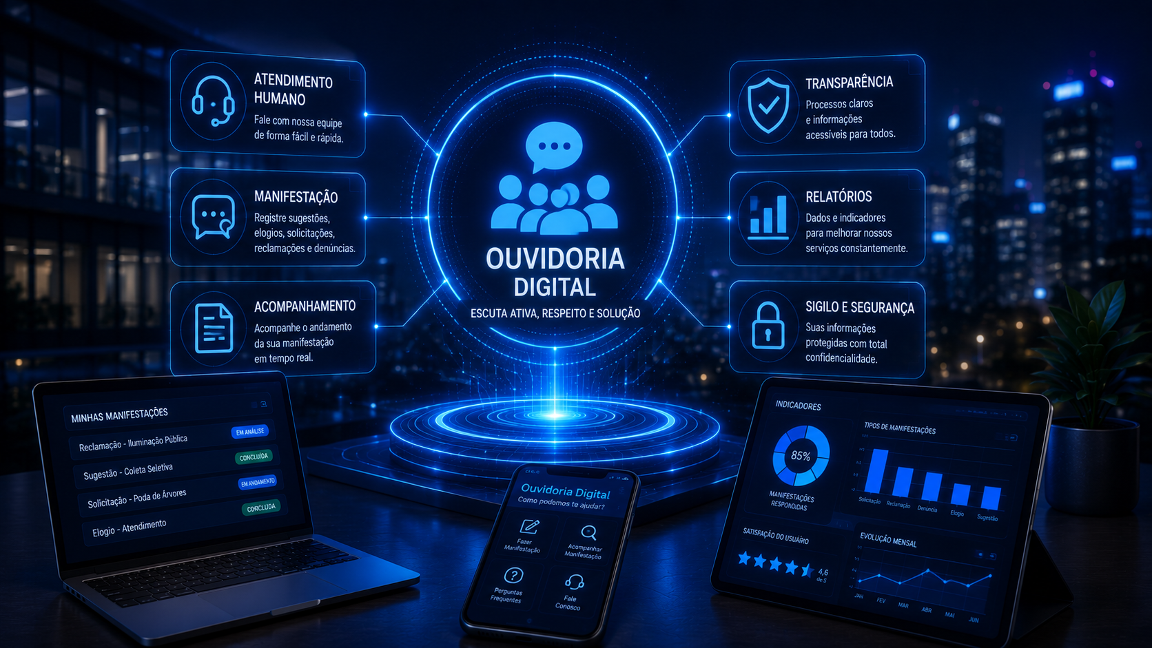 Ouvidoria Digital e E-SIC da Studio 9